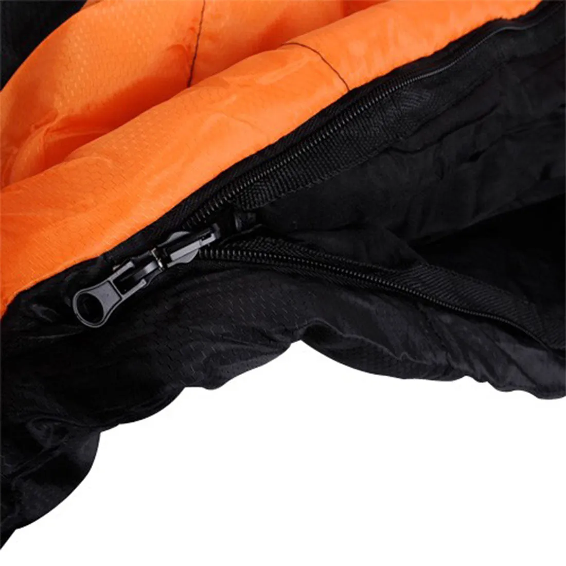 -15°C Outdoor Camping Sleeping Bag Thermal Tent Hiking Winter Compact Orange