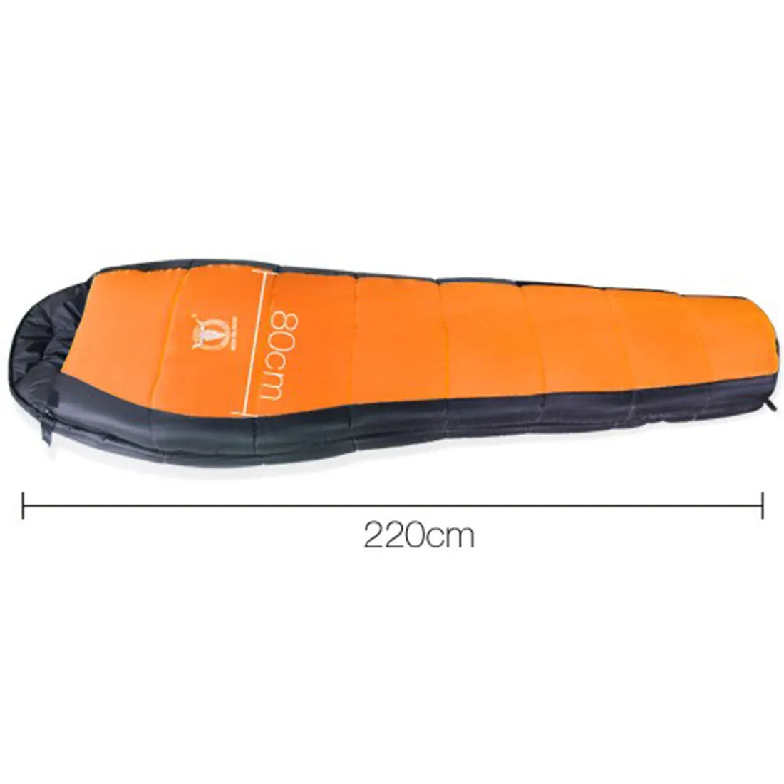 -15°C Outdoor Camping Sleeping Bag Thermal Tent Hiking Winter Compact Orange