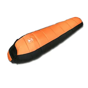 -15°C Outdoor Camping Sleeping Bag Thermal Tent Hiking Winter Compact Orange