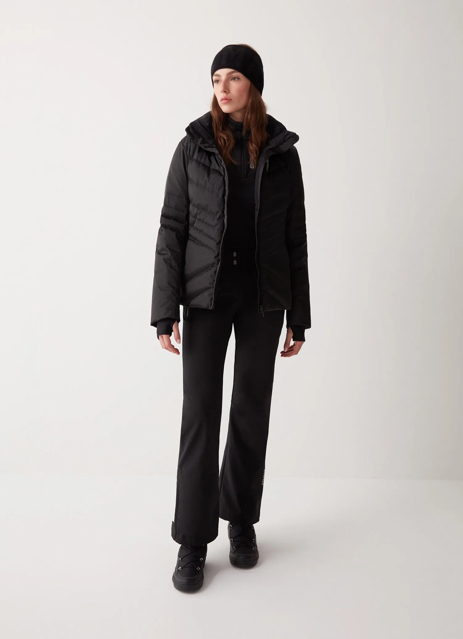 0283 Softshell Ski Pants - Black