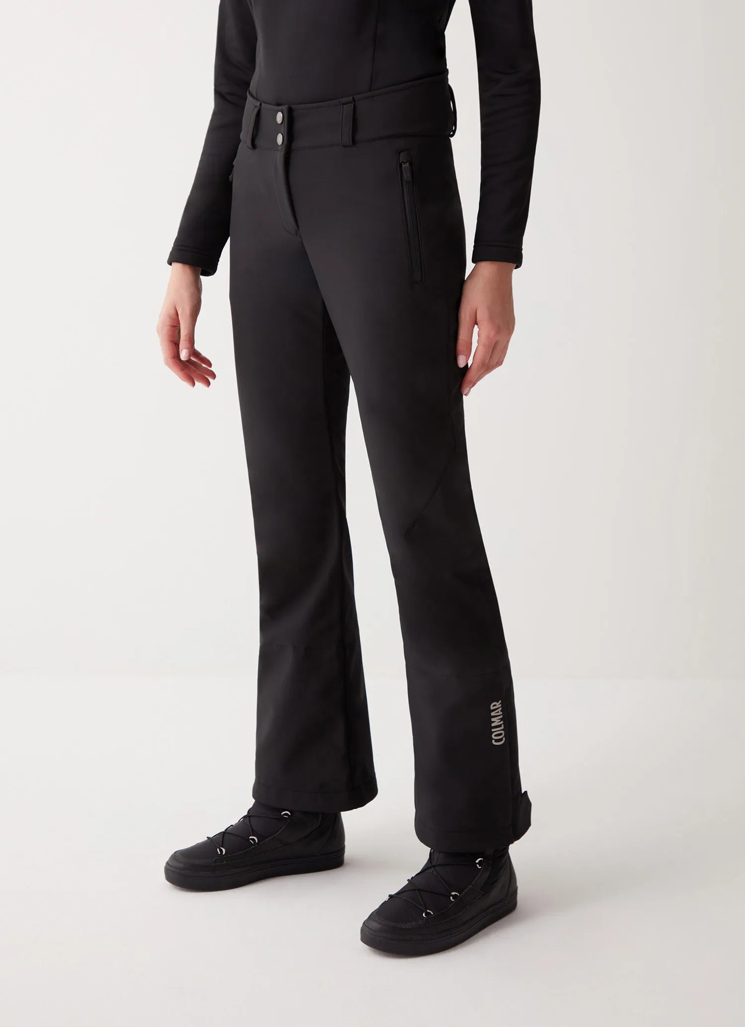 0283 Softshell Ski Pants - Black
