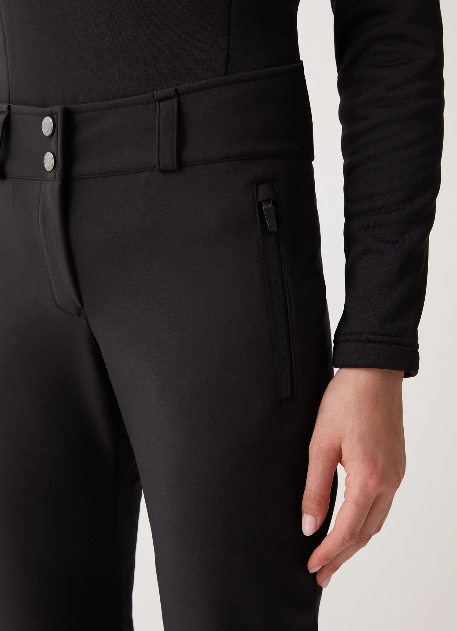 0283 Softshell Ski Pants - Black