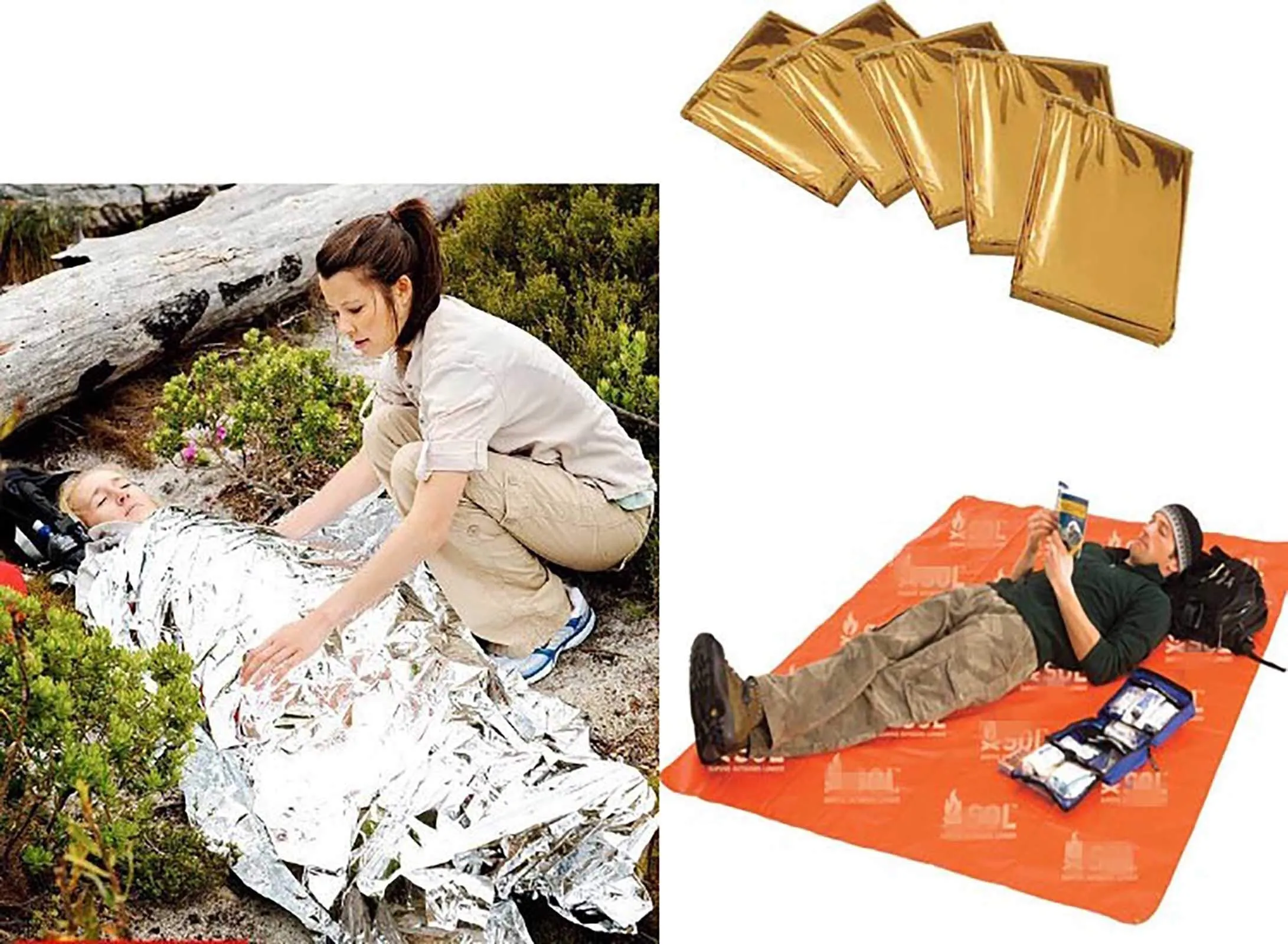 10 x Thermal Emergency Road Protection Blanket Windproof Cold Resistant