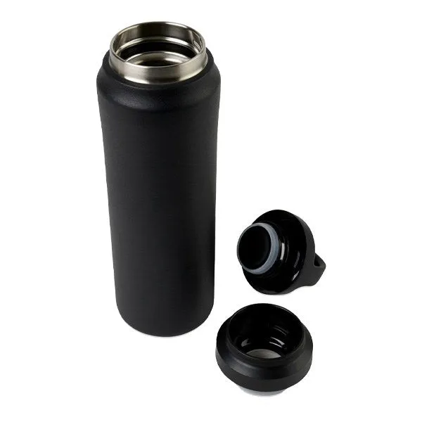 16 Oz. Aviana™ Rowan Recycled Water Bottle - Black (Q143022)
