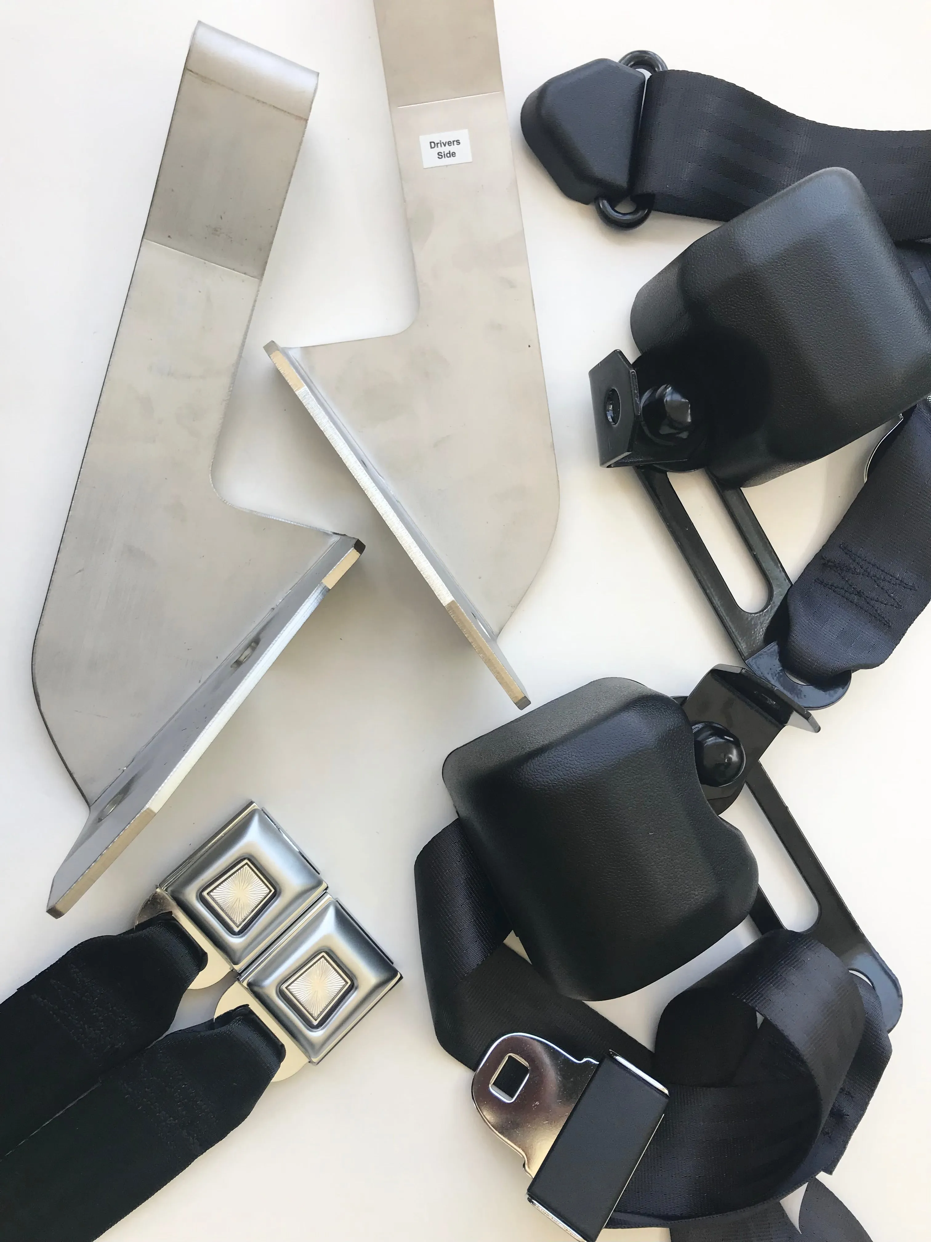 1968-72 GTO Convertible Front 3-Point Seat Belts