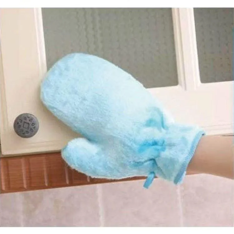 2 Pcs Fiber Reusable Multipurpose Dishwashing Gloves Household Kitchen - H01712