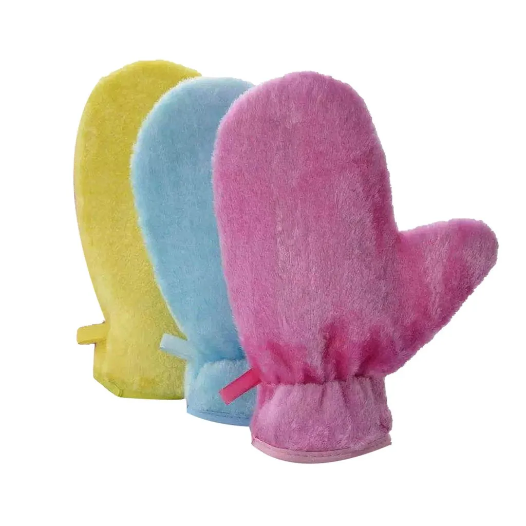 2 Pcs Fiber Reusable Multipurpose Dishwashing Gloves Household Kitchen - H01712