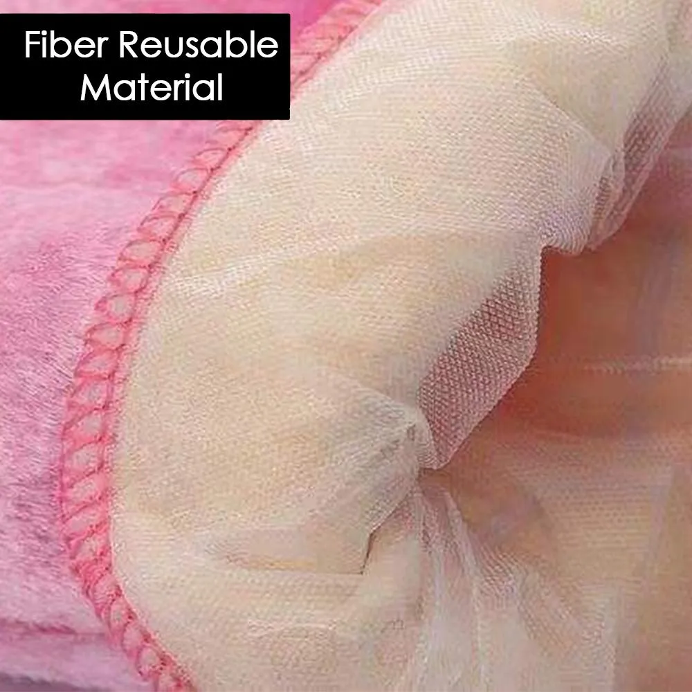 2 Pcs Fiber Reusable Multipurpose Dishwashing Gloves Household Kitchen - H01712