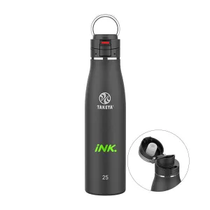 25 Oz. Takeya Traveler Bottle - Onyx (Q541622)