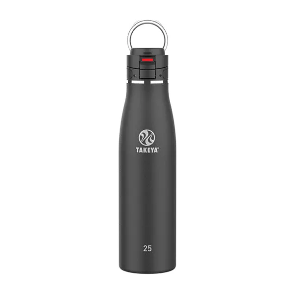 25 Oz. Takeya Traveler Bottle - Onyx (Q541622)