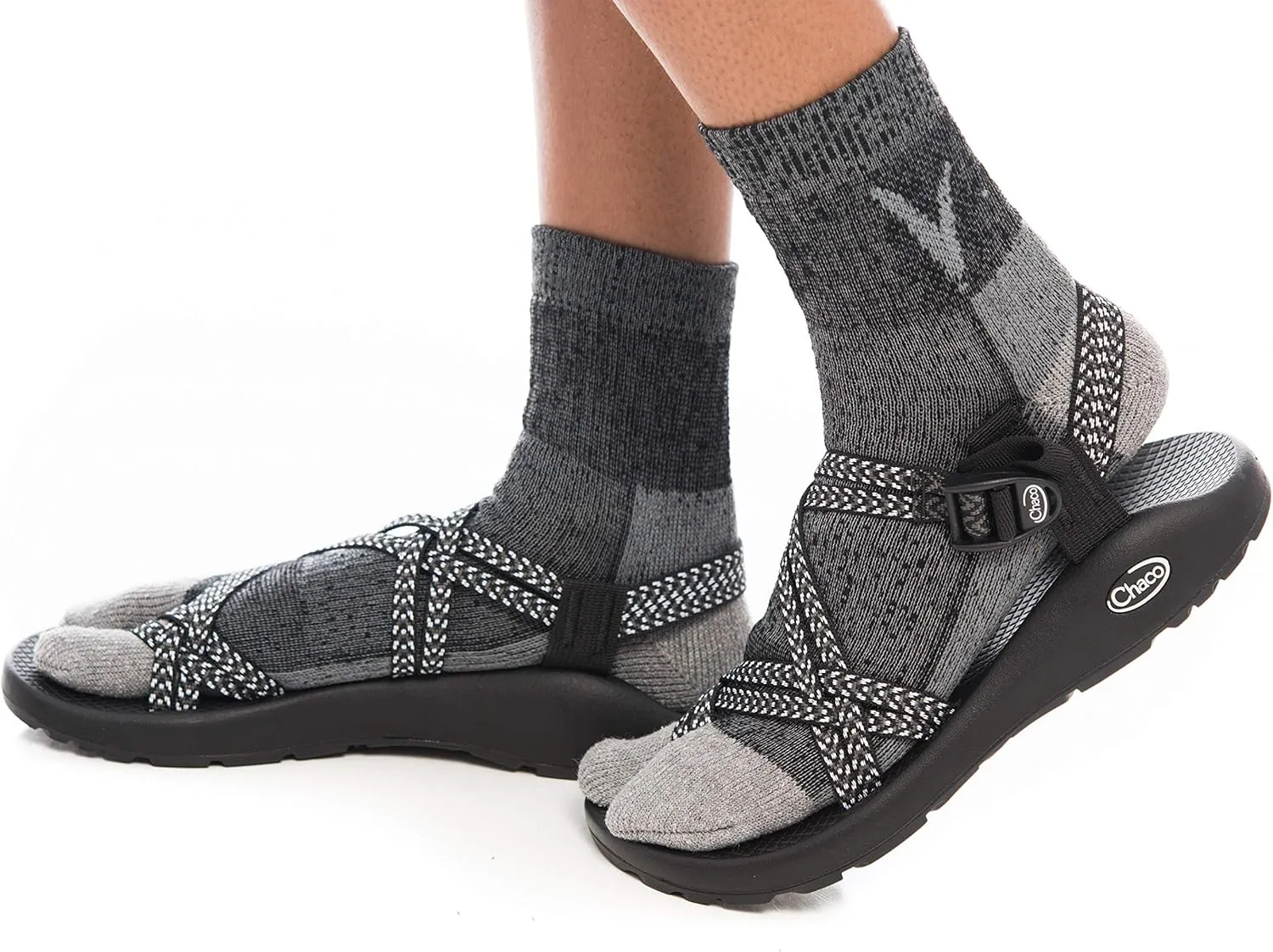 3 Pairs V-Toe Wool Warm Flip-Flop Split Toe Breathable Hiking Or Casual Size Women 9.5-11.5 Men 8.5-10.5