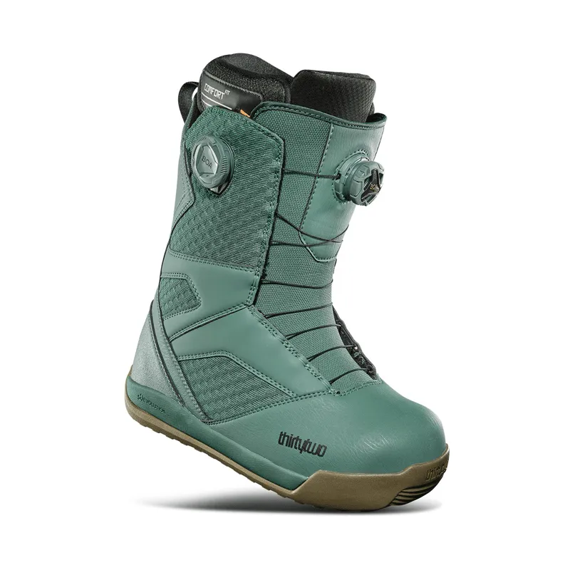32 (ThirtyTwo) - STW Double Boa Boots - Green/Gum NEW FOR 2025 SALE