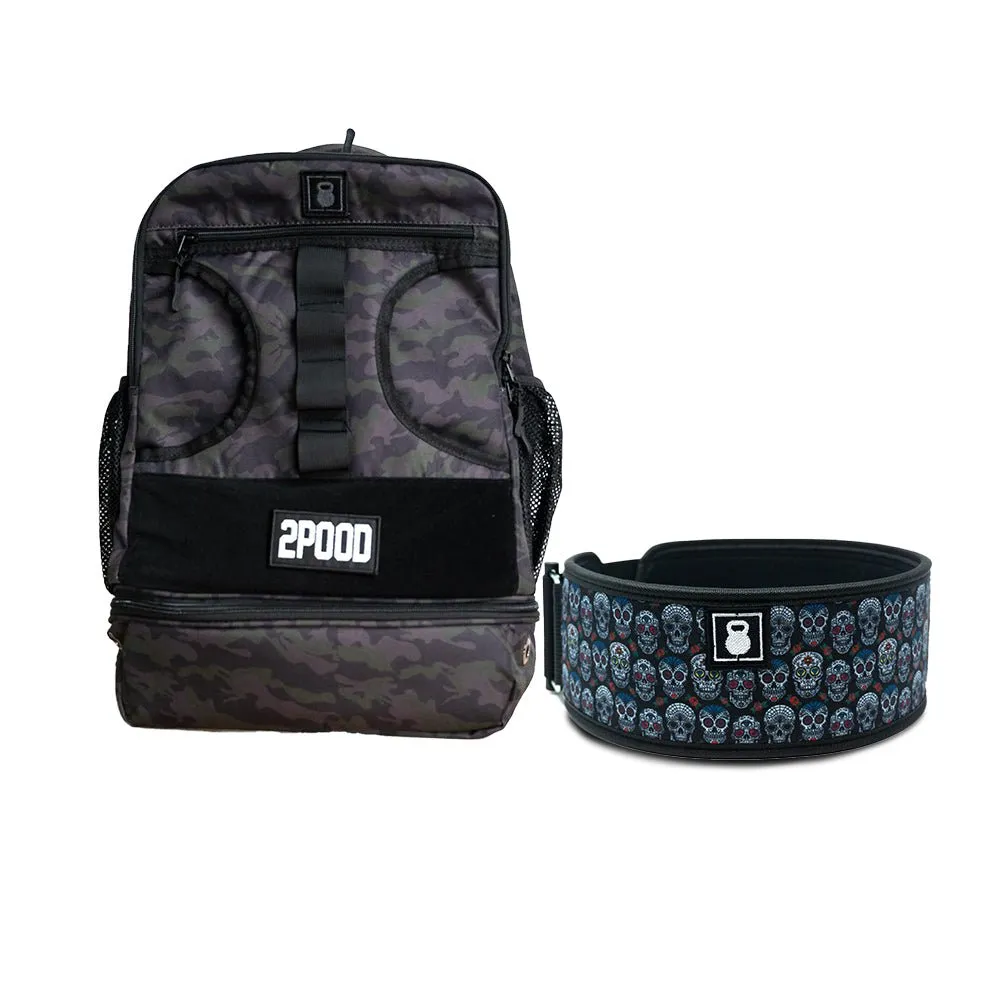 4" Day of the Deadlifts Belt & Backpack 3.0 Bundle