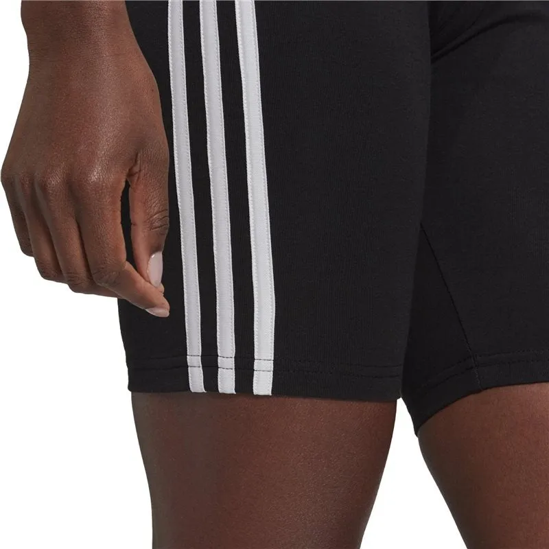 adidas Essentials 3 Stripes Bike Shorts - Womens - Black/White