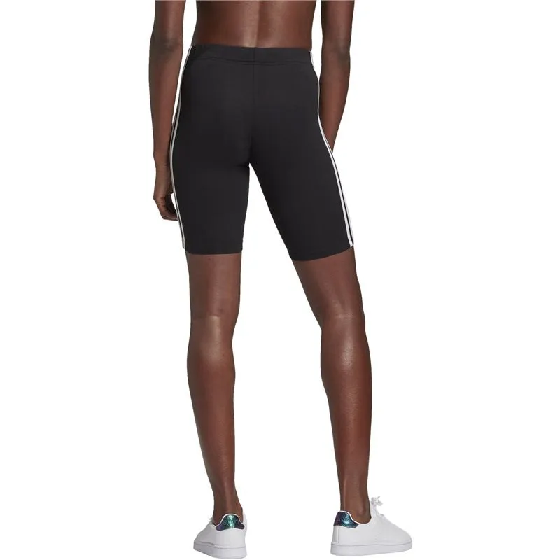 adidas Essentials 3 Stripes Bike Shorts - Womens - Black/White
