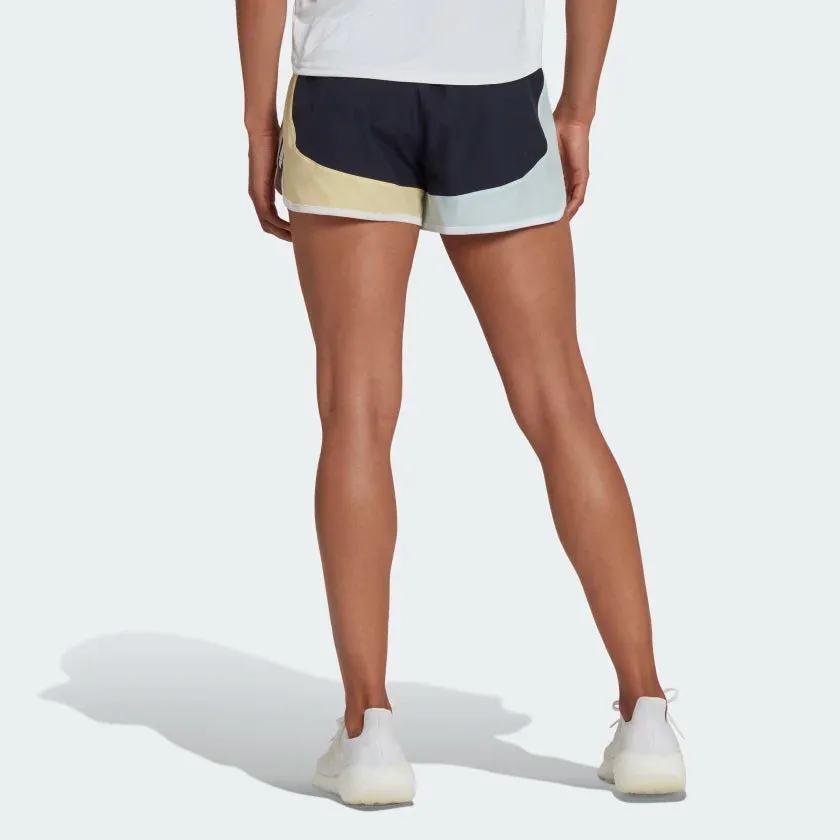 Adidas Women Marathon 20 Colourblock Running Shorts