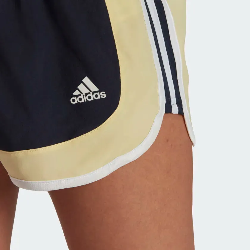 Adidas Women Marathon 20 Colourblock Running Shorts