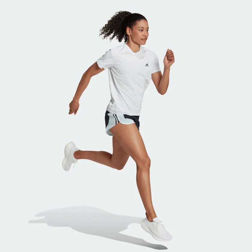 Adidas Women Marathon 20 Colourblock Running Shorts