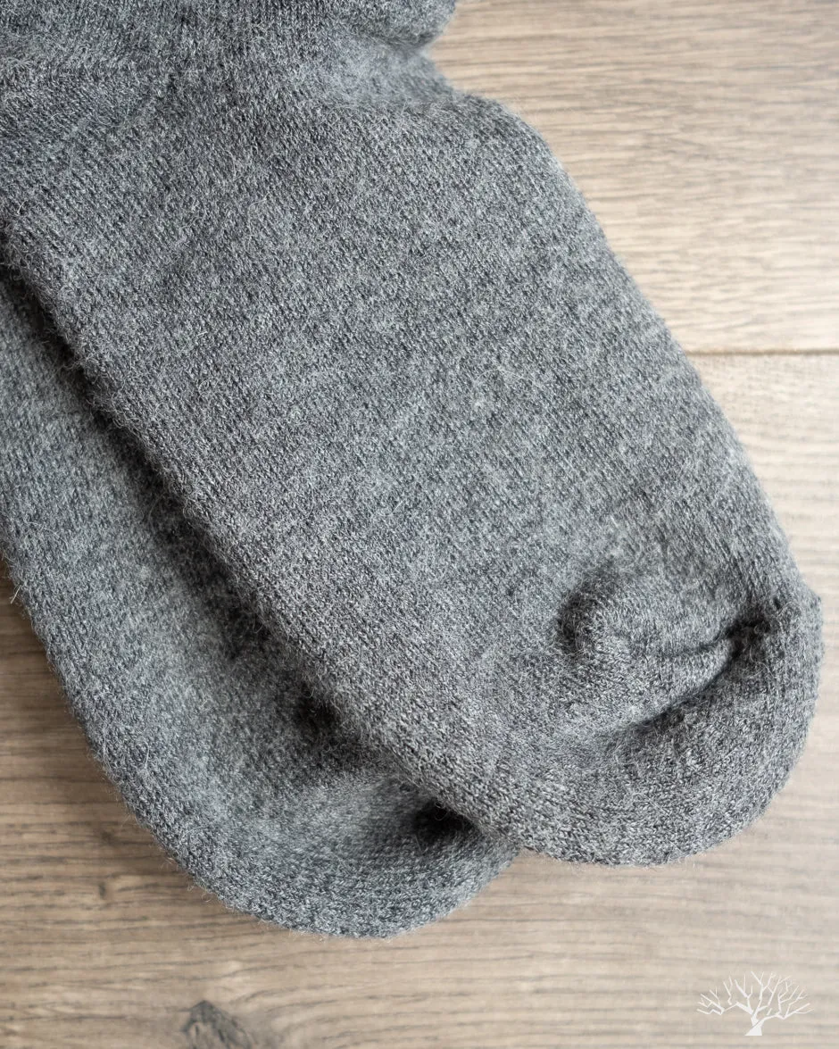Alpaca Pile Sock - Grey