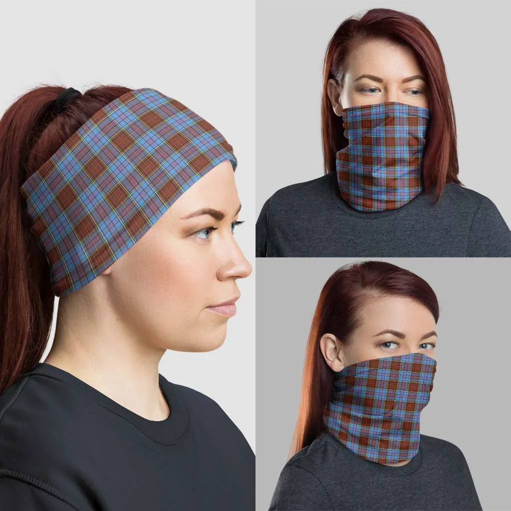 Anderson Modern Tartan Neck Gaiters, Tartan Bandanas, Tartan Head Band