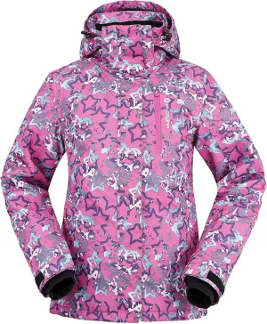 ANDORRA Women's Performance Insulated Ski Jacket with Zip-Off Hood