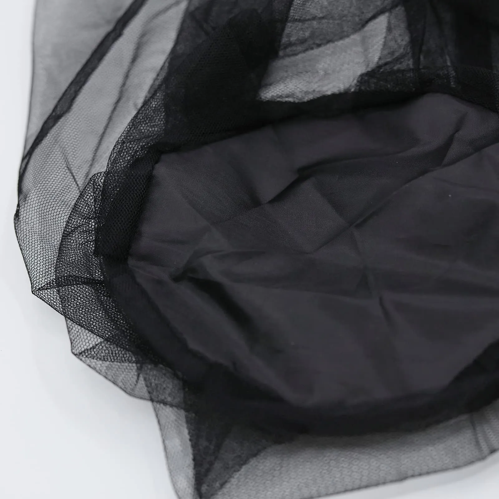ANOTHEEE 4Pcs Mosquito Head Net for Hats Anti-Insects,Mosquito Head Net Mesh Hat,Hat Mesh Face Protector, for Camping Hiking Fishing Outdoor Activity green black