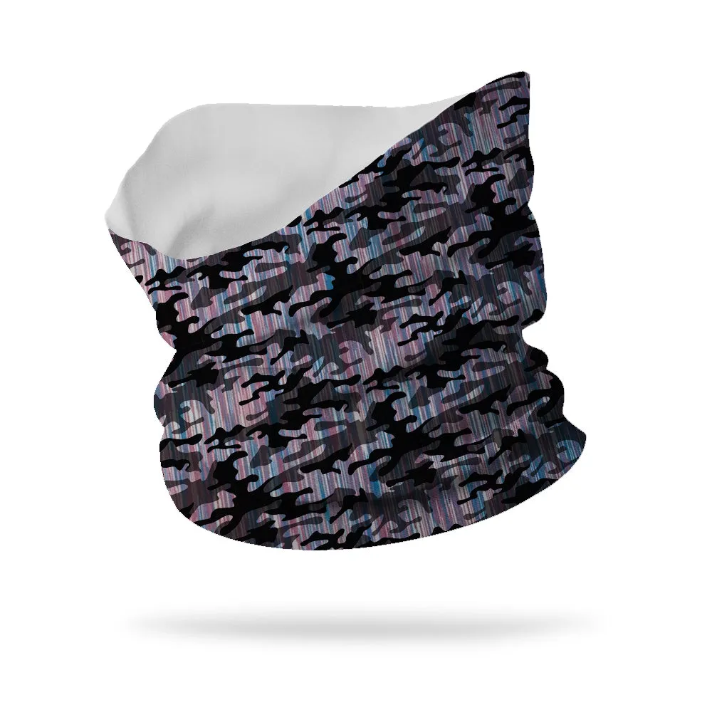 Army Camo Overlay Neck Gaiter 12" Length