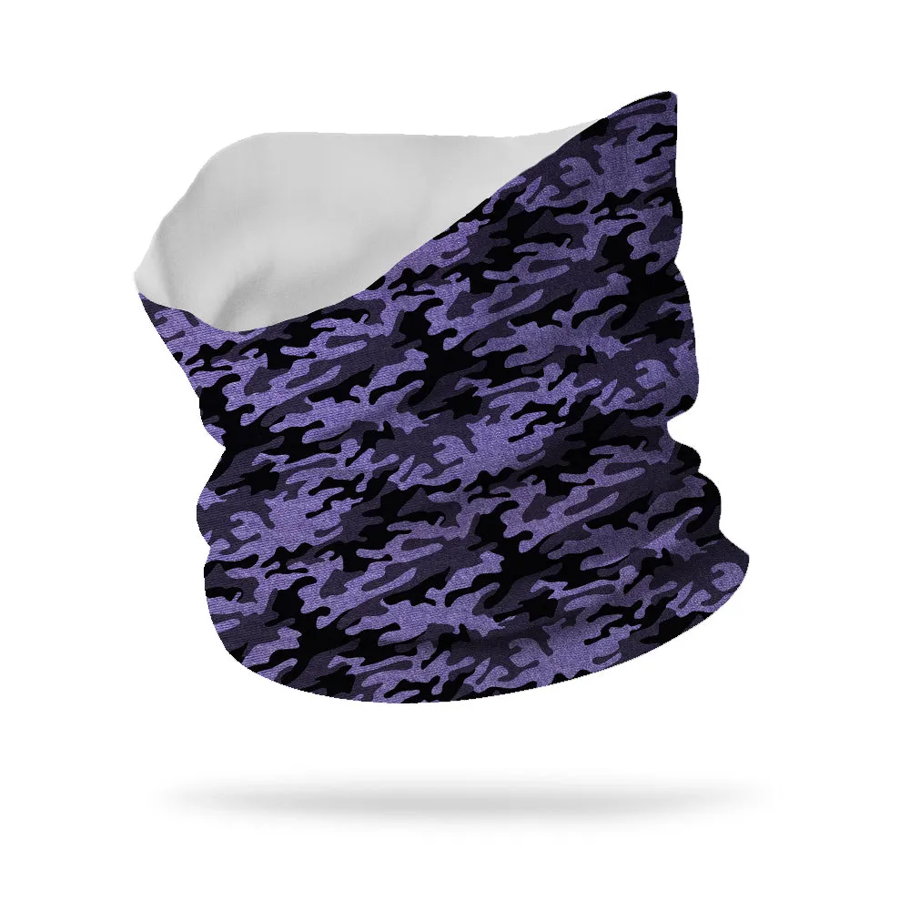 Army Camo Overlay Neck Gaiter 12" Length