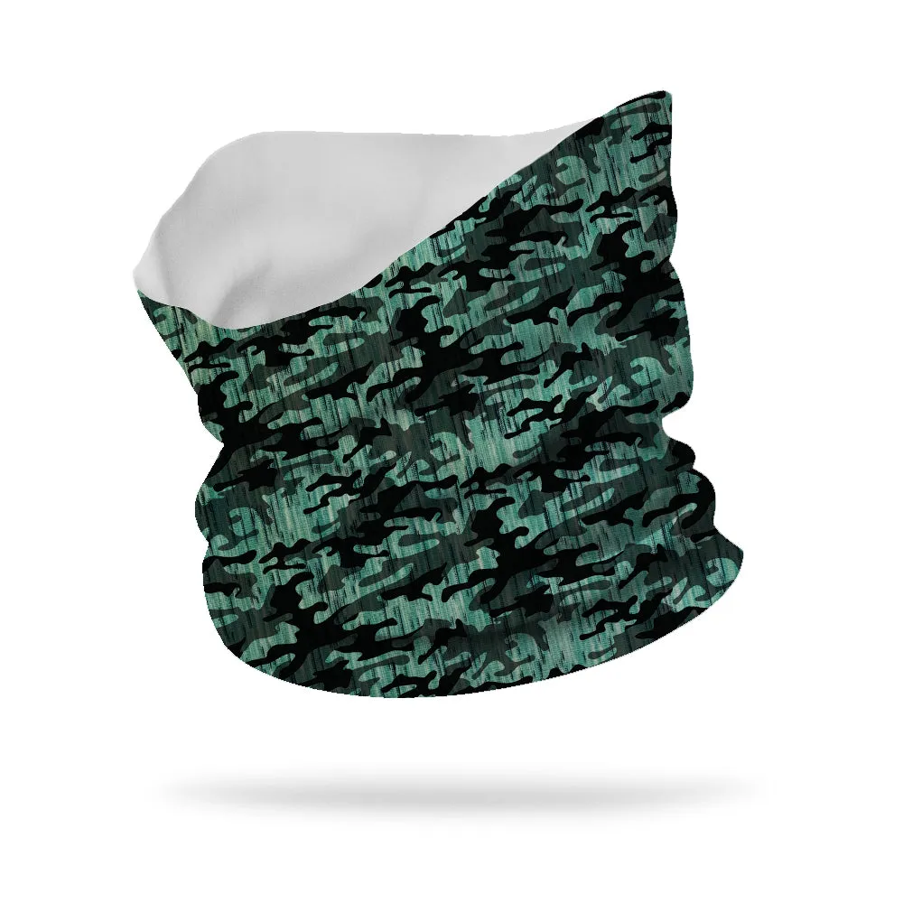 Army Camo Overlay Neck Gaiter 12" Length