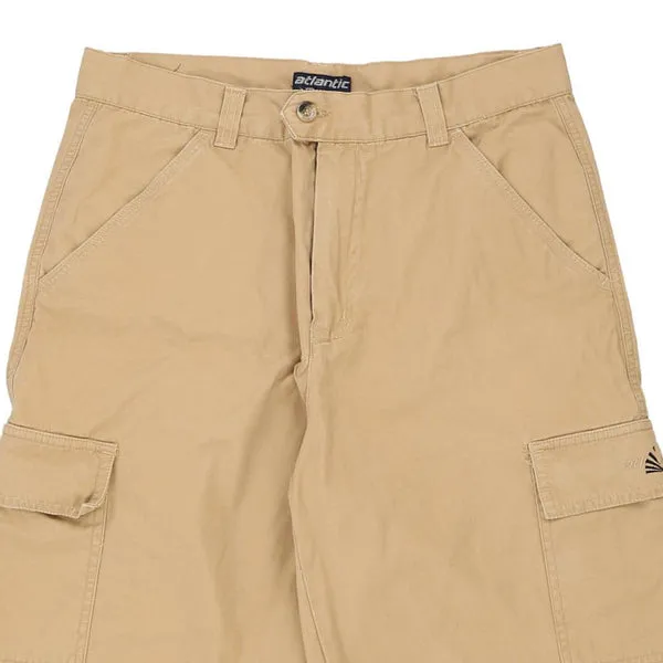 Atlantic Sportswear Cargo Shorts - 30W 10L Beige Cotton Blend