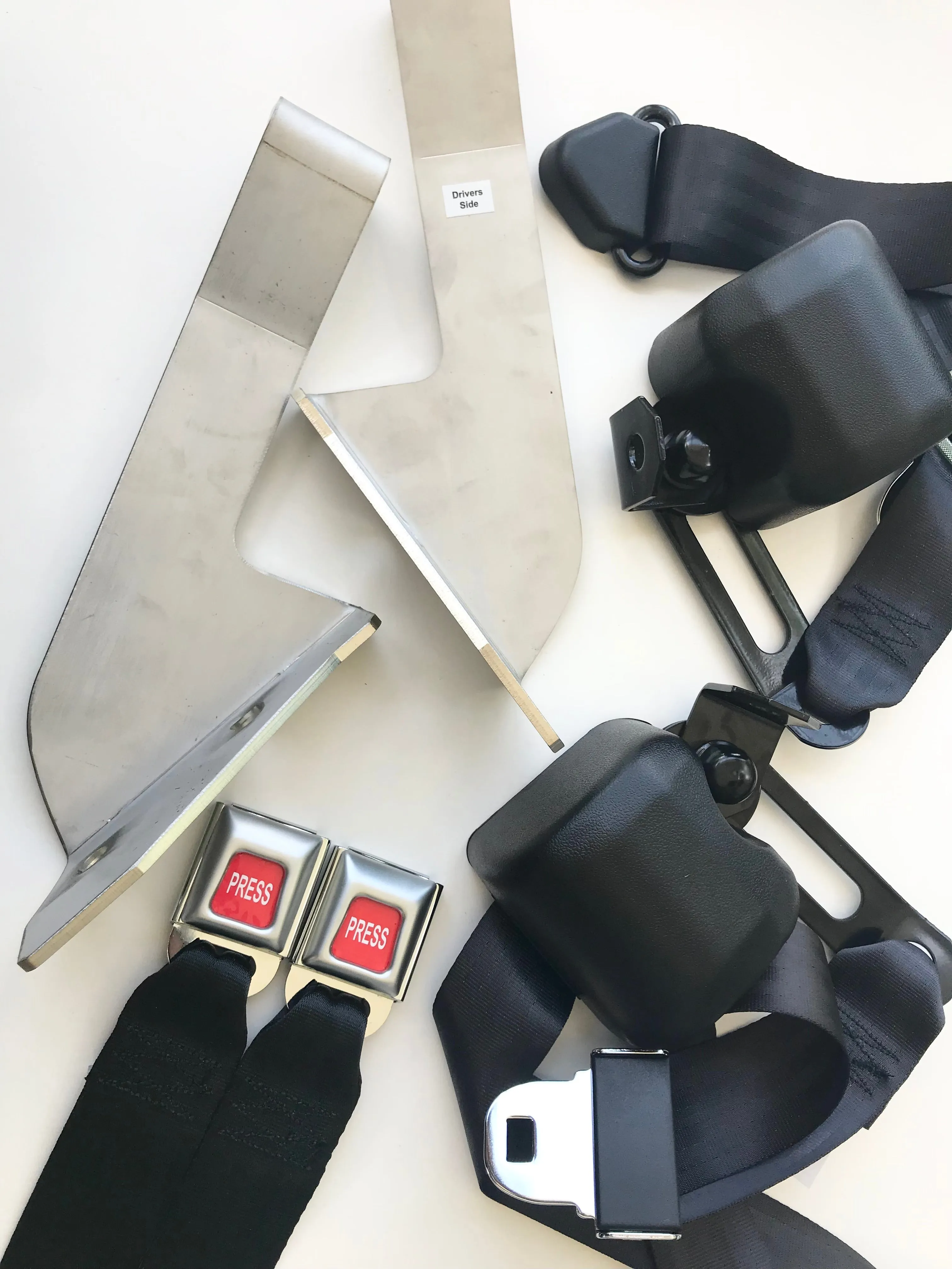 AU Compliant 1968-72 Buick Skylark Convertible Front 3-Point Seat Belts