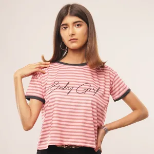 BABY GIRL Women Crop Top