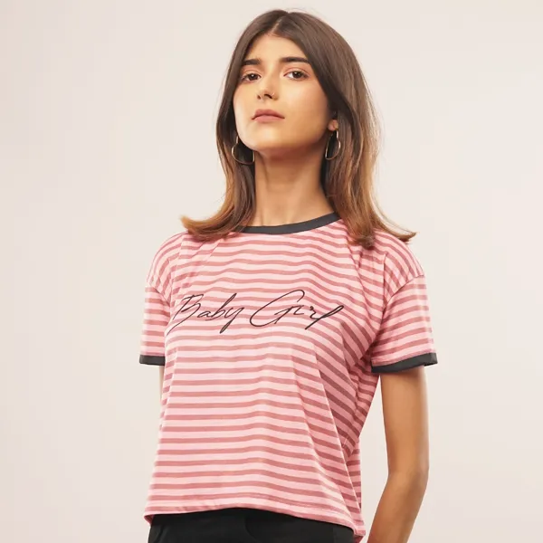 BABY GIRL Women Crop Top