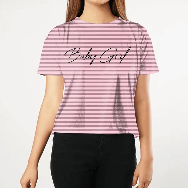 BABY GIRL Women Crop Top