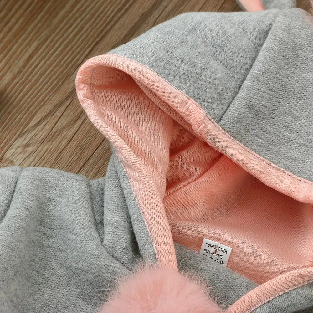 Baby Girls Winter coat clothes Infant Girls Autumn Winter Hooded Coat Cloak Jacket Thick Warm Clothes drop ship