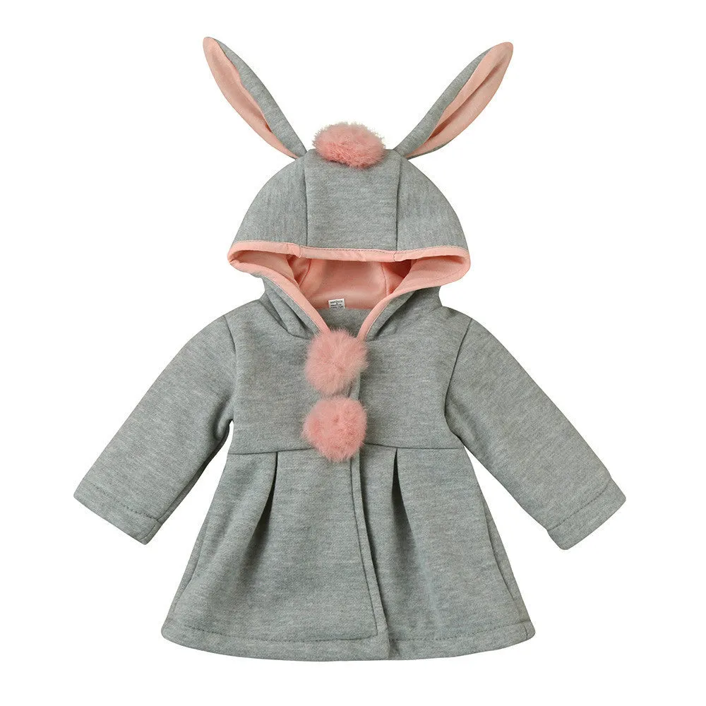 Baby Girls Winter coat clothes Infant Girls Autumn Winter Hooded Coat Cloak Jacket Thick Warm Clothes drop ship