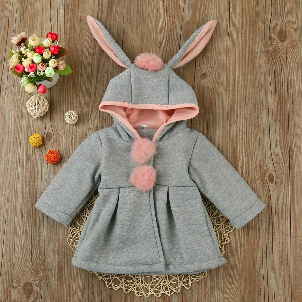 Baby Girls Winter coat clothes Infant Girls Autumn Winter Hooded Coat Cloak Jacket Thick Warm Clothes drop ship