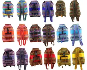 BACKPACKS ASST PERUVIAN