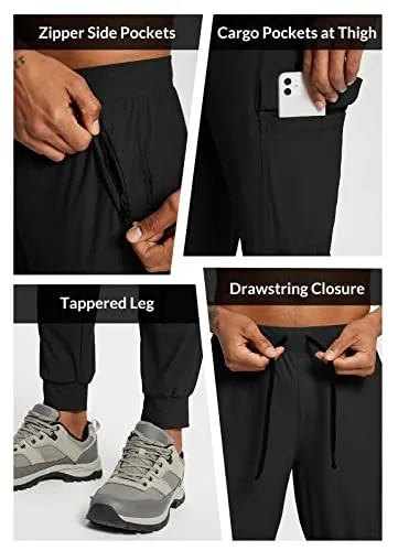 BALEAF Men's Lightweight Joggers Quick Dry Cargo