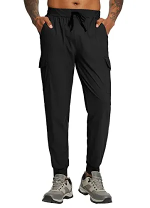 BALEAF Men's Lightweight Joggers Quick Dry Cargo