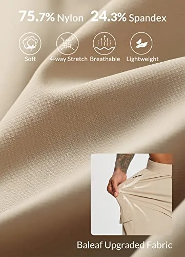 BALEAF Men's Lightweight Joggers Quick Dry Cargo