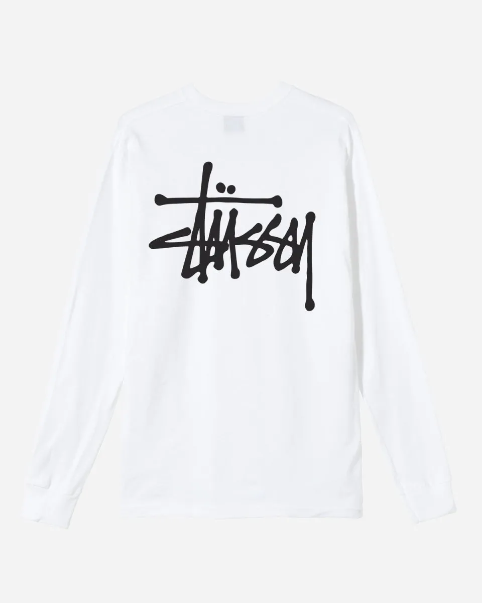 Basic Stüssy LS Tee - White