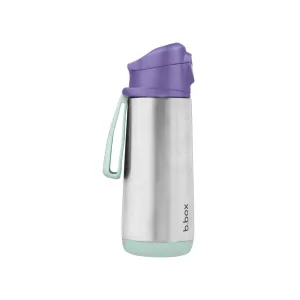 B.Box Insulated Sport Spout Drink Water Bottle Lilac Pop Purple- 500ml