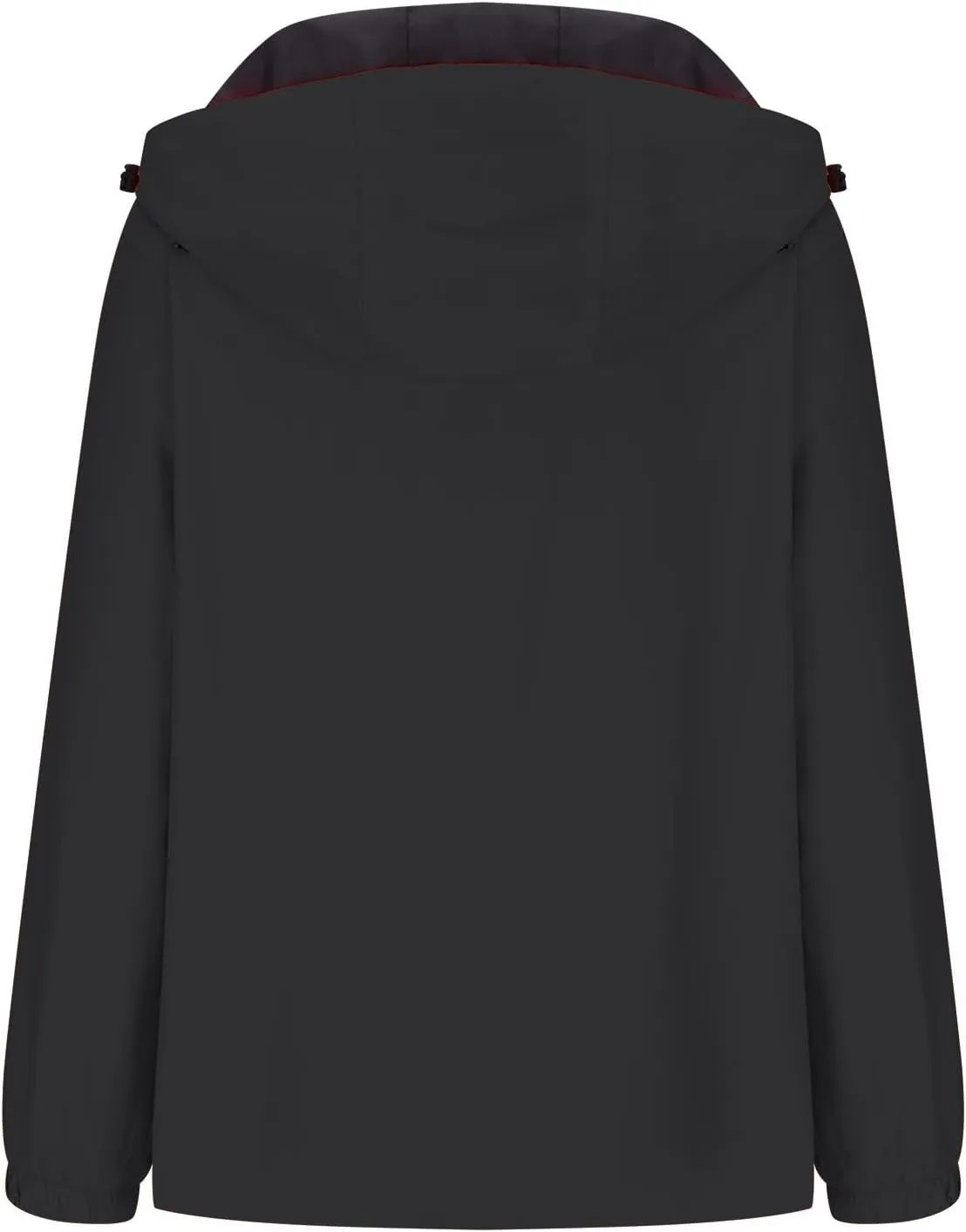 Bidobibo Waterproof Rain Jacket Women Lightweight Windbreaker with Hood Womens Long Sleeve Hooded Casual Outwear Jackets
