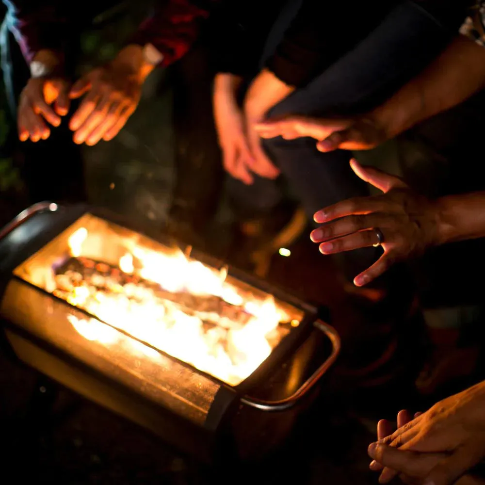 Biolite Firepit  Wood & Charcoal Smokeless Fire Pit