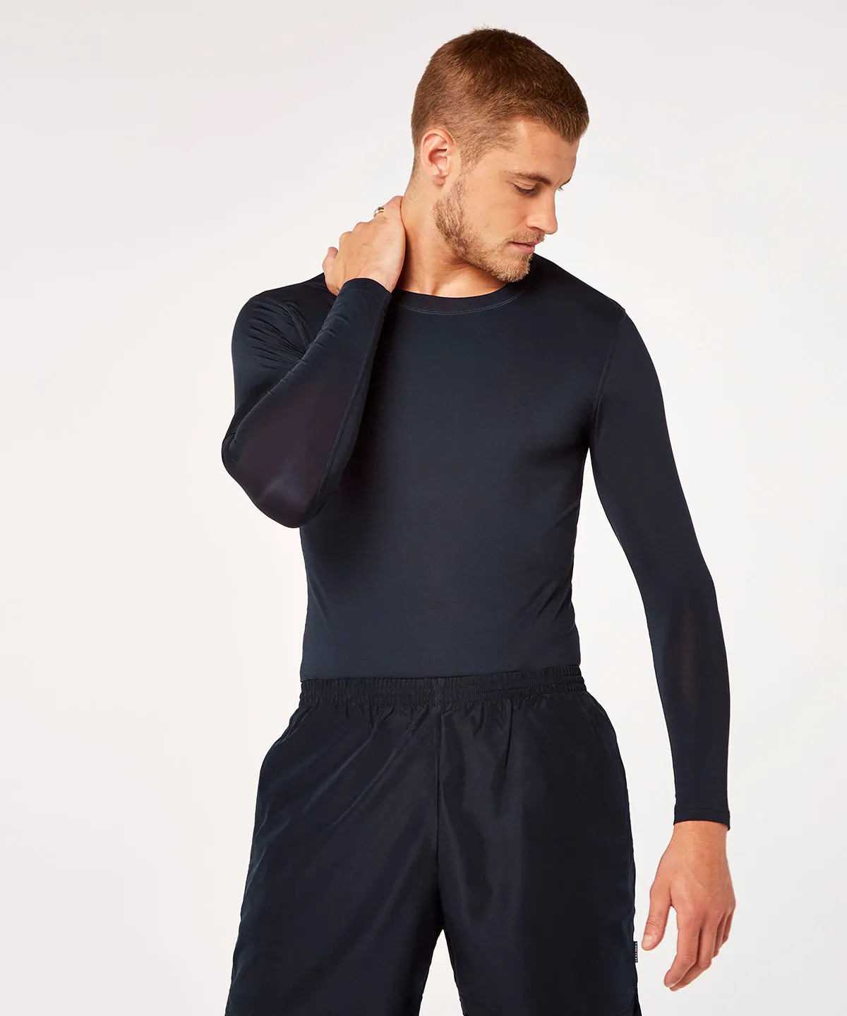 Black - Gamegear® Warmtex® baselayer long sleeve (slim fit)