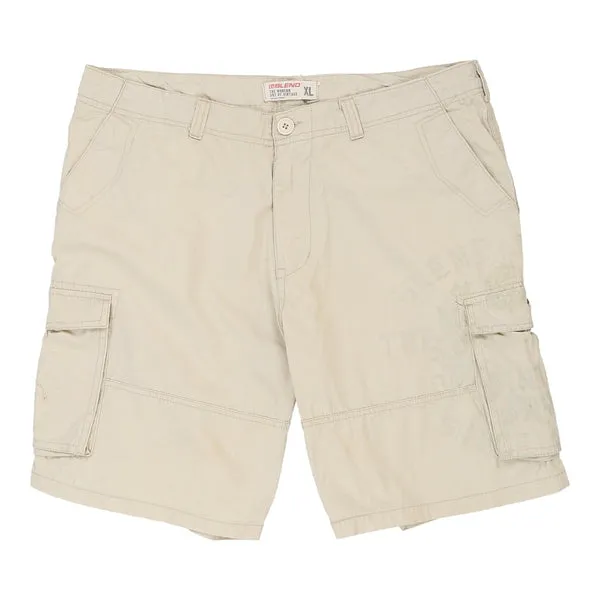 Blend Cargo Shorts - XL Beige Cotton