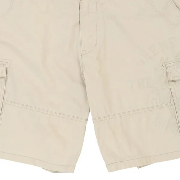 Blend Cargo Shorts - XL Beige Cotton