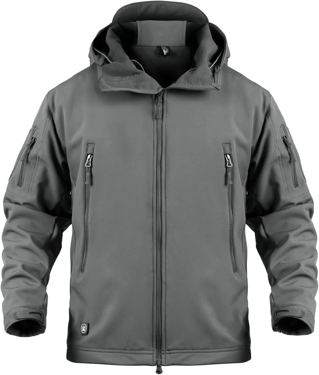Blyo Waterproof Thermal Jacket Men's Tactical Jacket, Waterproof Thermal Jacket, Military Tactical Rain Jackets (Gray,XL)