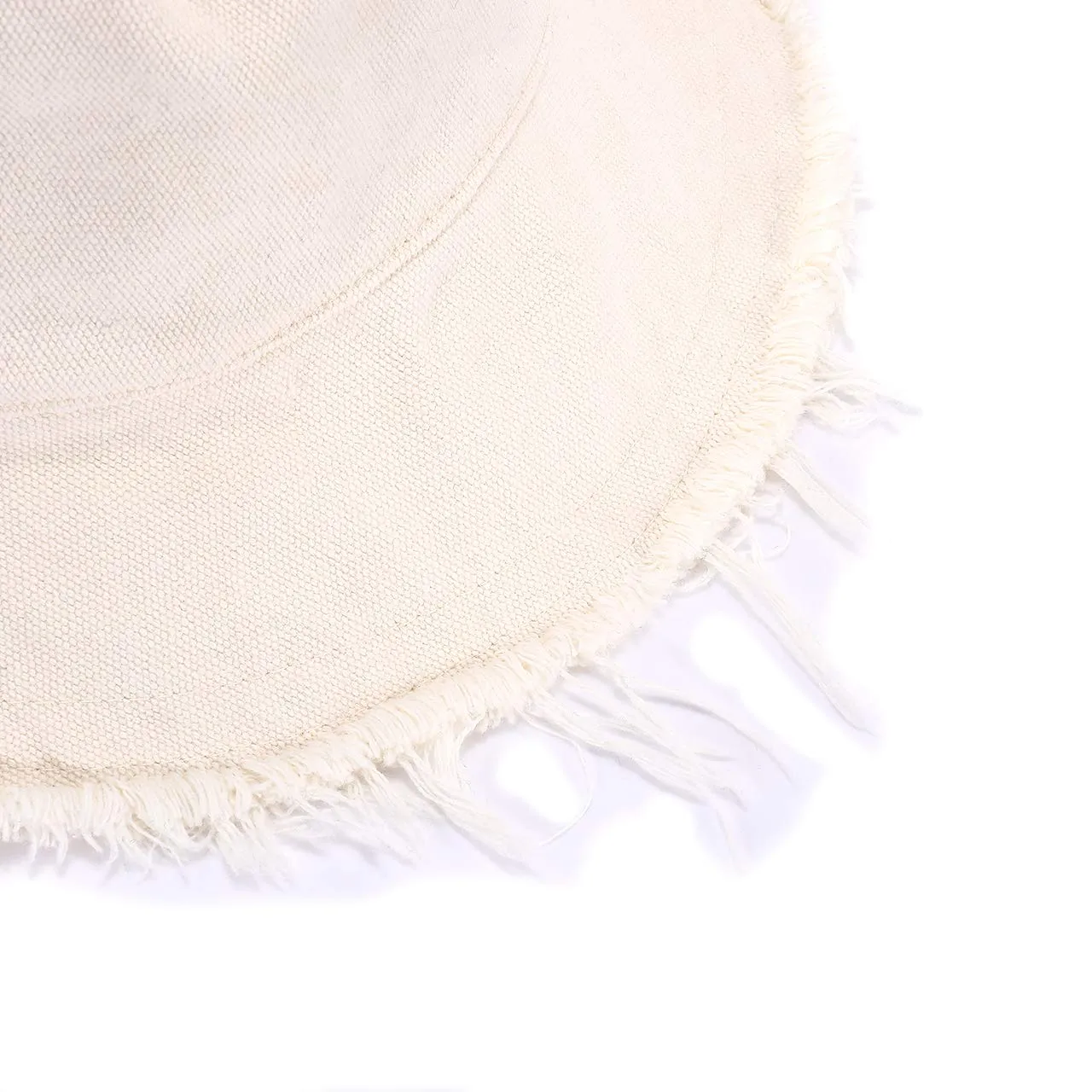 boderier Sun Hats for Women Summer Casual Wide Brim Cotton Bucket Hat Beach Vacation Travel Accessories Beige